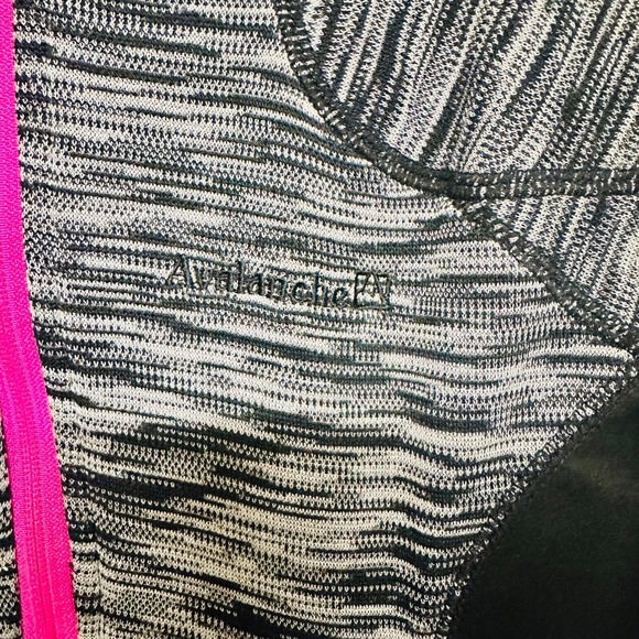 Avalanche quarter zip sweater women gray small thermal‎ layering long sleeve - Picture 3 of 6